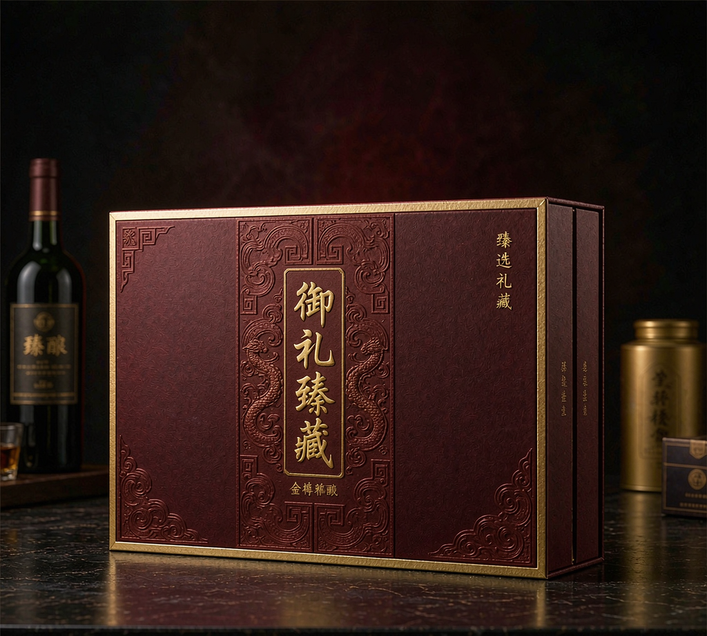 高档烟酒礼盒定制 Premium Liquor Gift Box